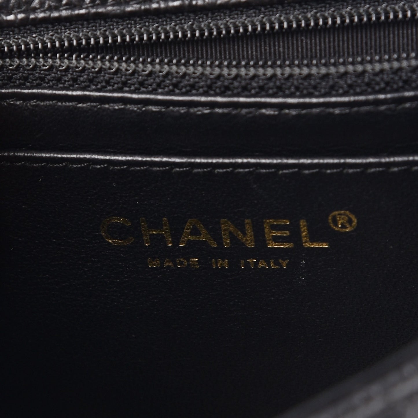 Caviar Quilted Mini Square Flap Black