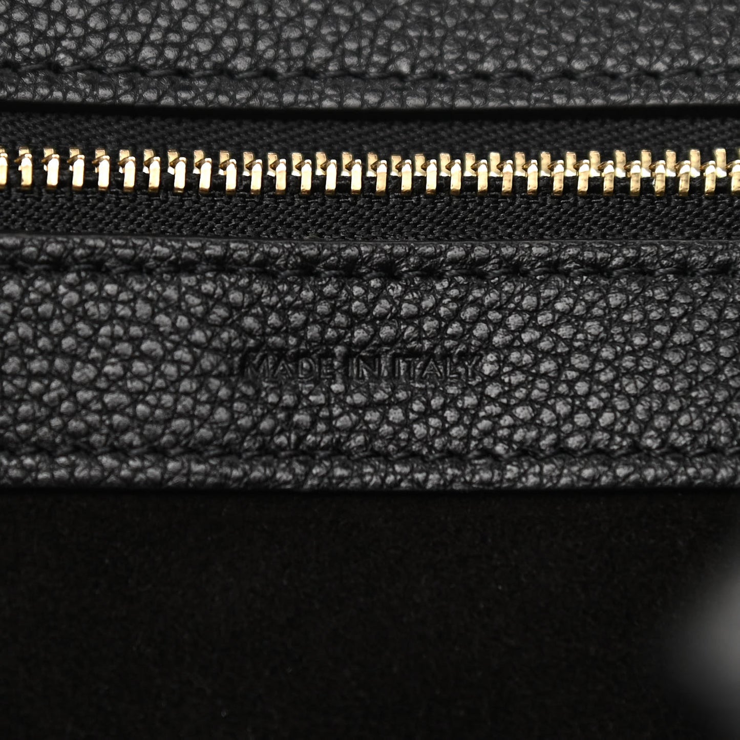 Soft Grained Calfskin Small Belt Cabas Phantom Black