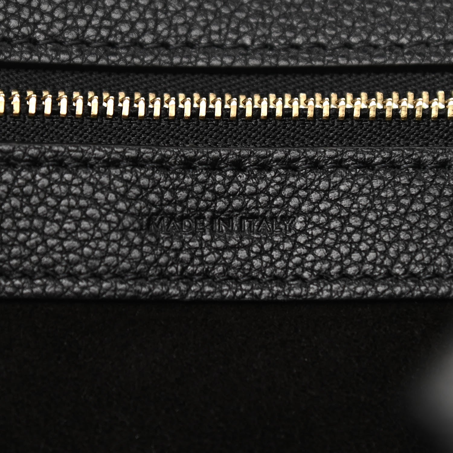 Celine Soft Grained Calfskin Small Belt Cabas Phantom Black 6 of 9