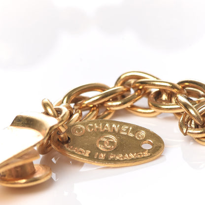 Chanel CC Long Chain Necklace Gold 4 of 8