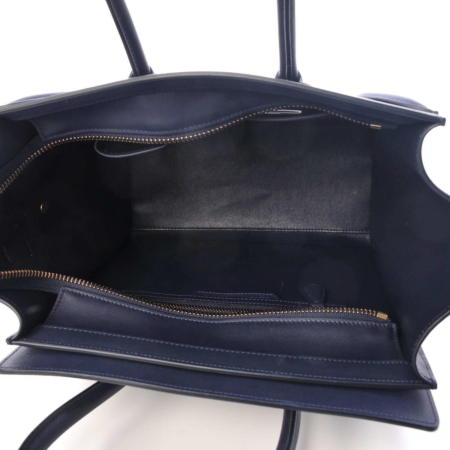 Celine Smooth Calfskin Micro Luggage Ink 5 of 7