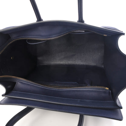 Celine Smooth Calfskin Micro Luggage Ink 5 of 7