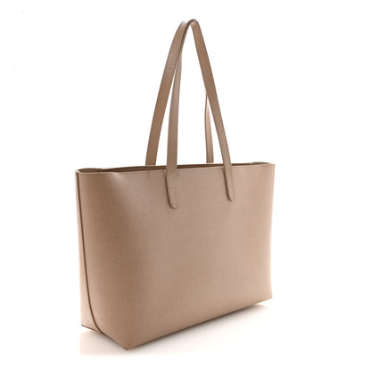 Mansur Gavriel Saffiano Small Zip Tote Beige 3 of 9