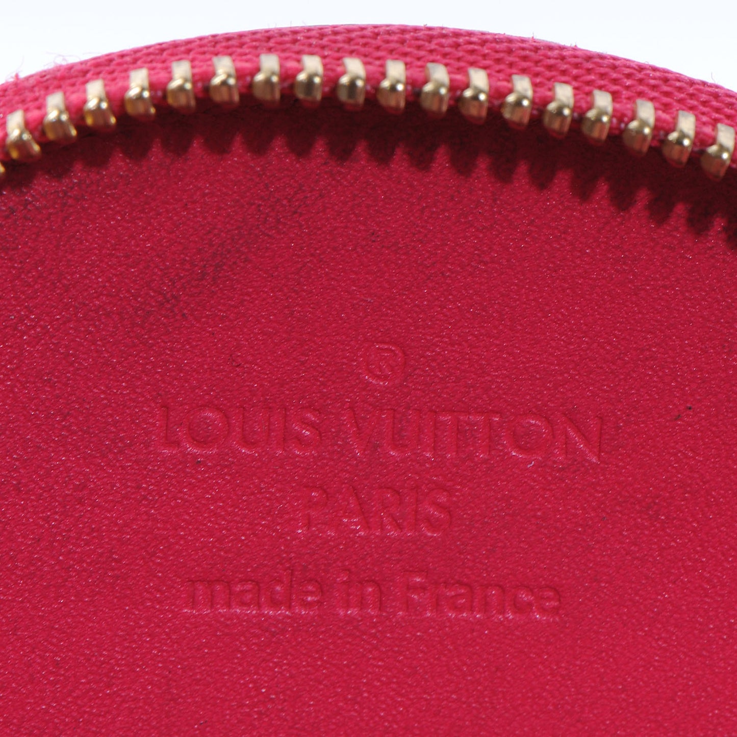 Vernis Roses Chapeau Coin Purse Rose Pop