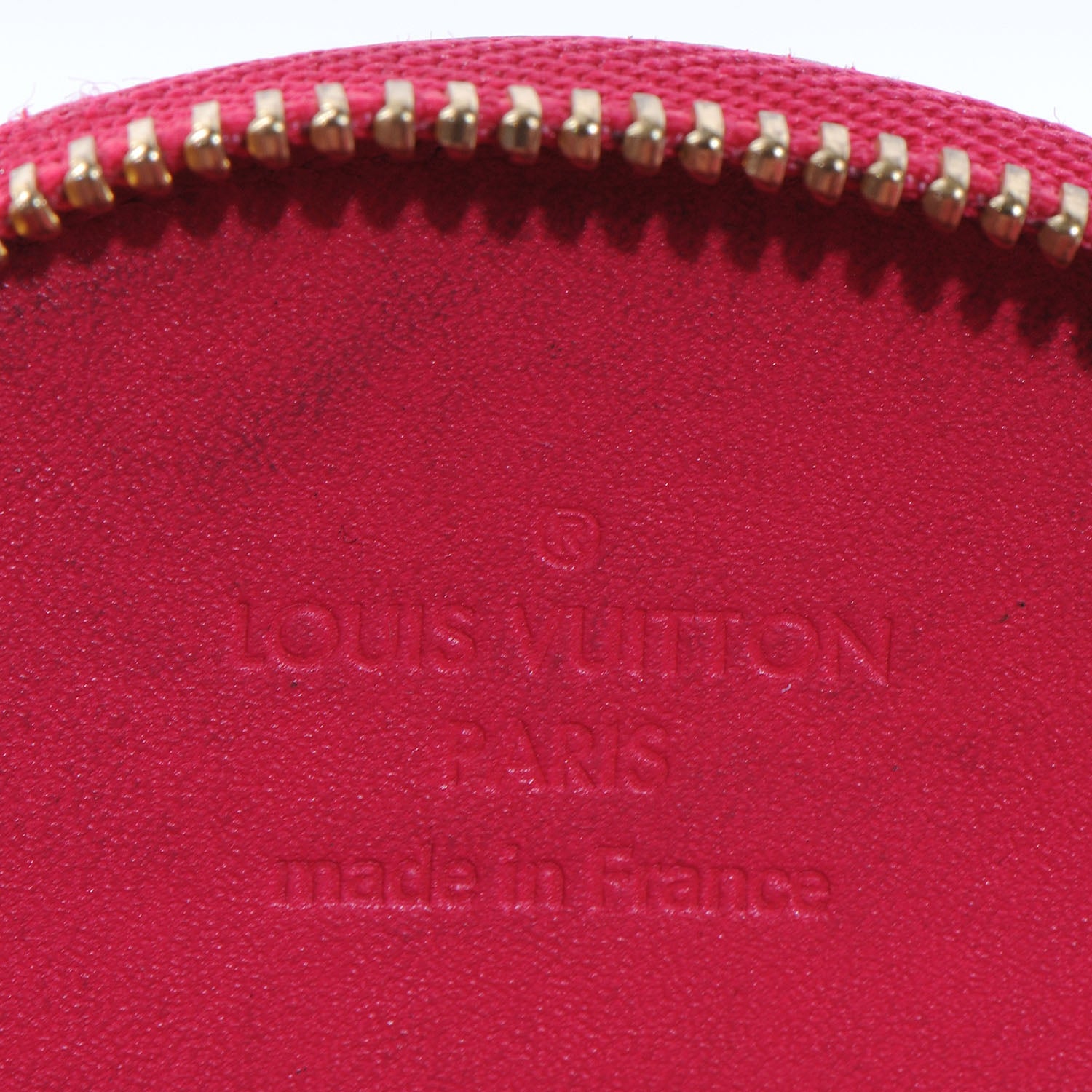 Louis Vuitton Vernis Roses Chapeau Coin Purse Rose Pop 6 of 7