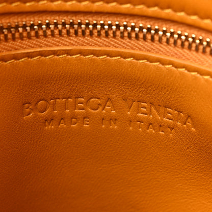 Bottega Veneta Lambskin Maxi Intrecciato Mini North South Cassette Tote Camel Gold 6 of 9