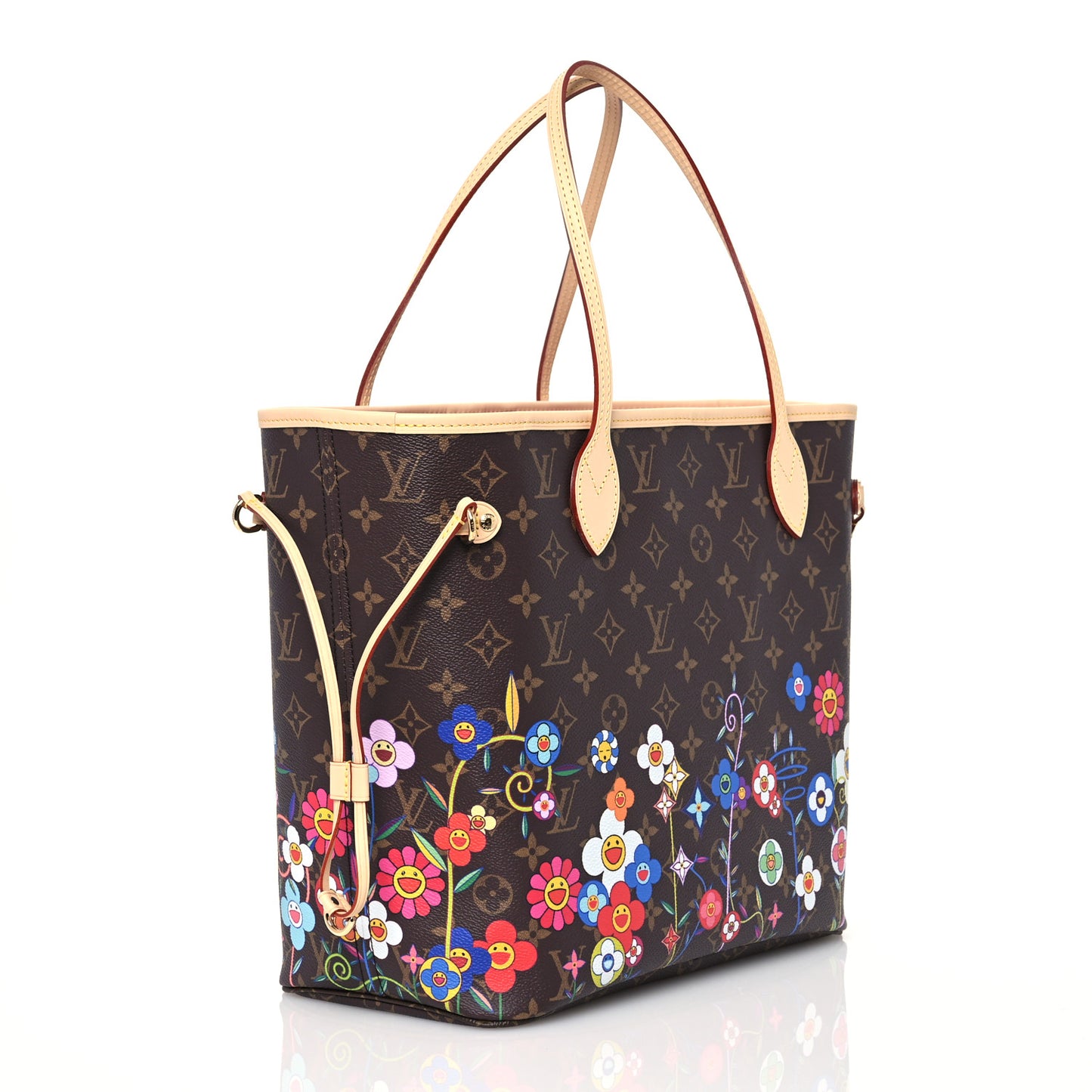LV X TM Monogram Flowers Neverfull MM