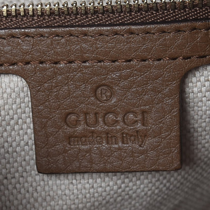 Gucci Pebbled Calfskin Medium Soho Chain Shoulder Bag Maple Brown 6 of 10