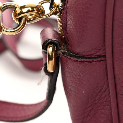 Gucci Pebbled Calfskin Small Soho Disco Bag Peonia Flower 11 of 14