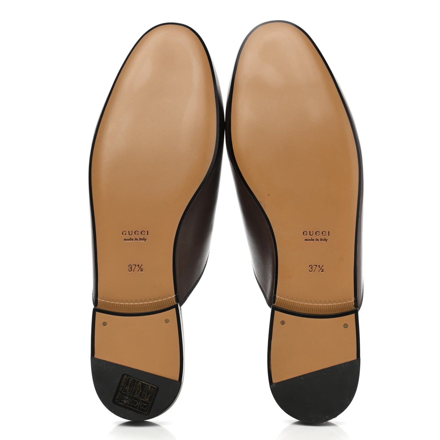 Calfskin Womens Princetown Slippers 37.5 Brown