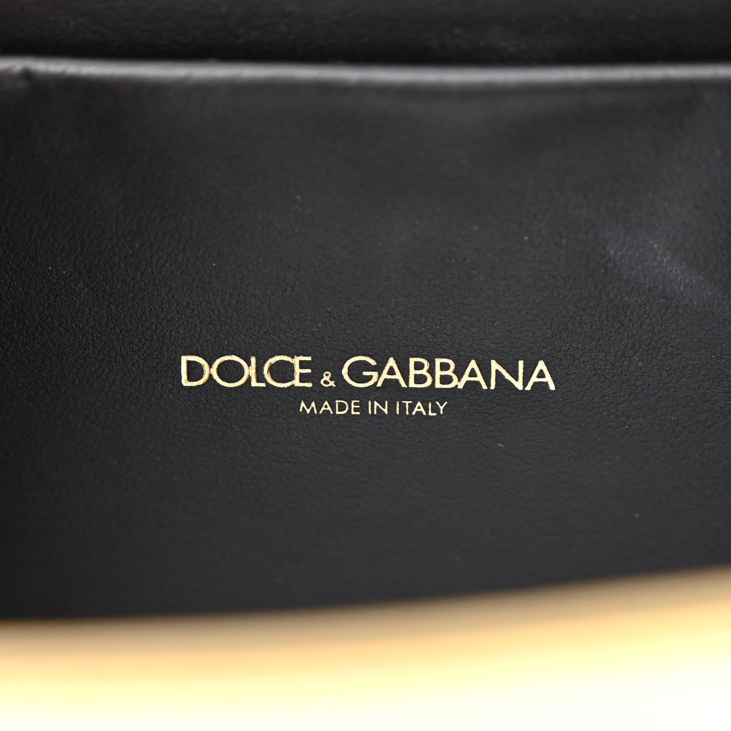 Dolce & Gabbana Metallic Calfskin Crocodile Embossed Mini Devotion Envelope Bag Gold 6 of 10