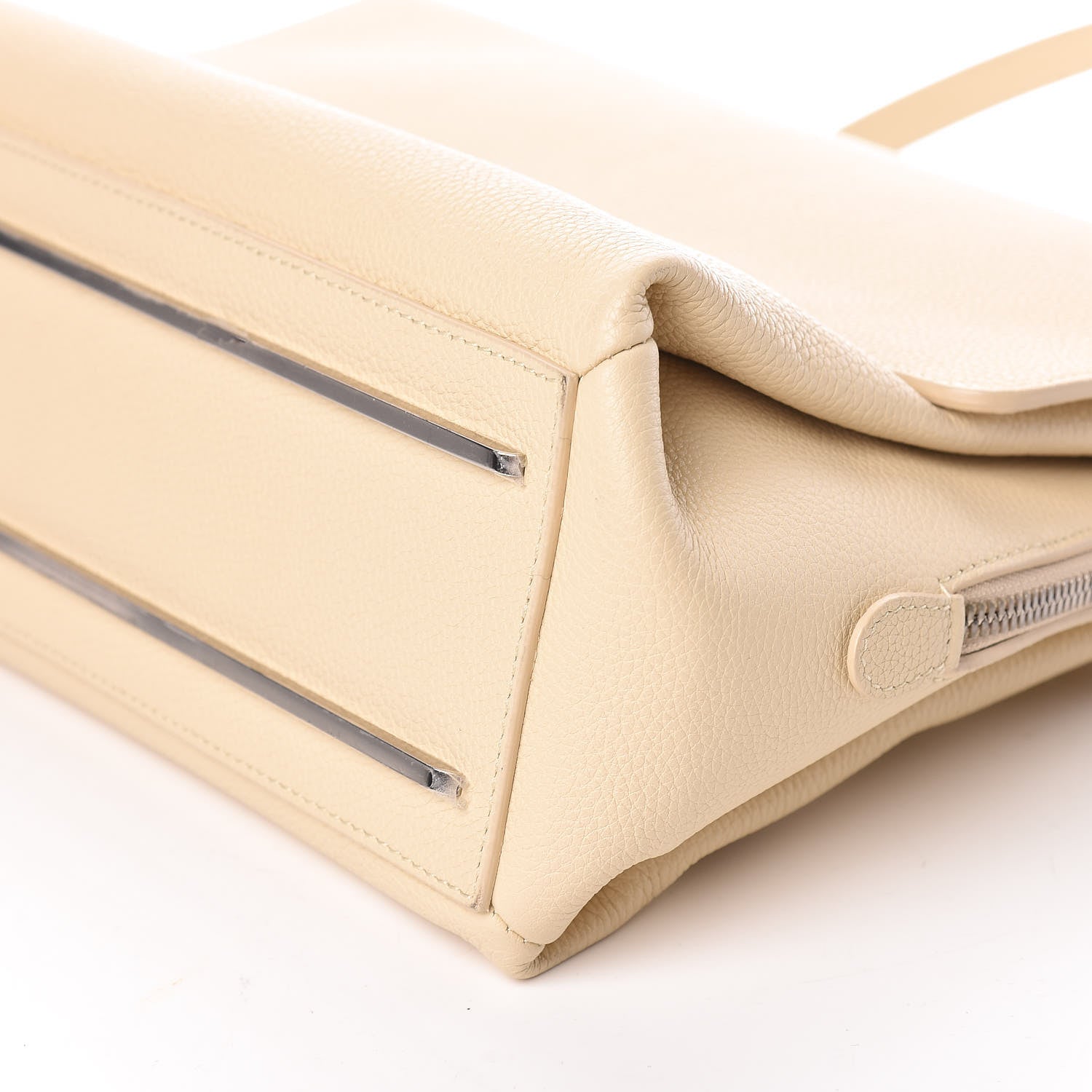 Balenciaga Grained Calfskin Le Dix Small Soft Cartable Blanc Creme 9 of 12