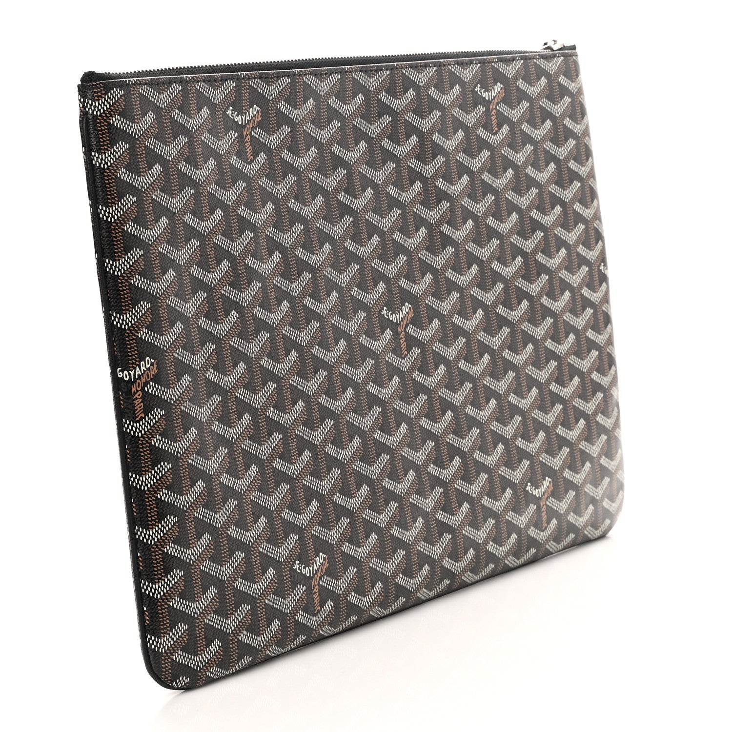 Goyard Goyardine Senat Pochette GM Black 3 of 7