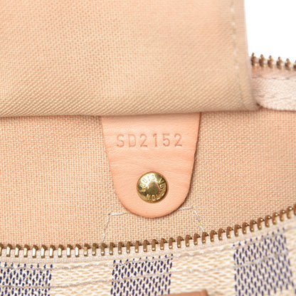 Louis Vuitton Damier Azur Speedy 30 7 of 14