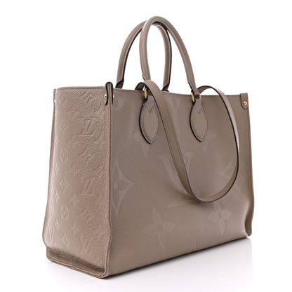 Louis Vuitton Empreinte Monogram Giant Onthego MM Tourterelle 3 of 18
