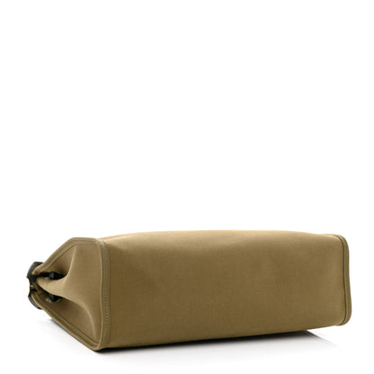 Hermes Vache Hunter Toile Herbag Zip 31 PM Khaki 5 of 13