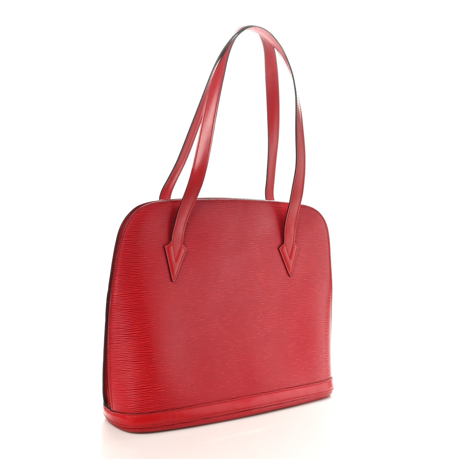 Louis Vuitton Epi Lussac Castillan Red 3 of 10
