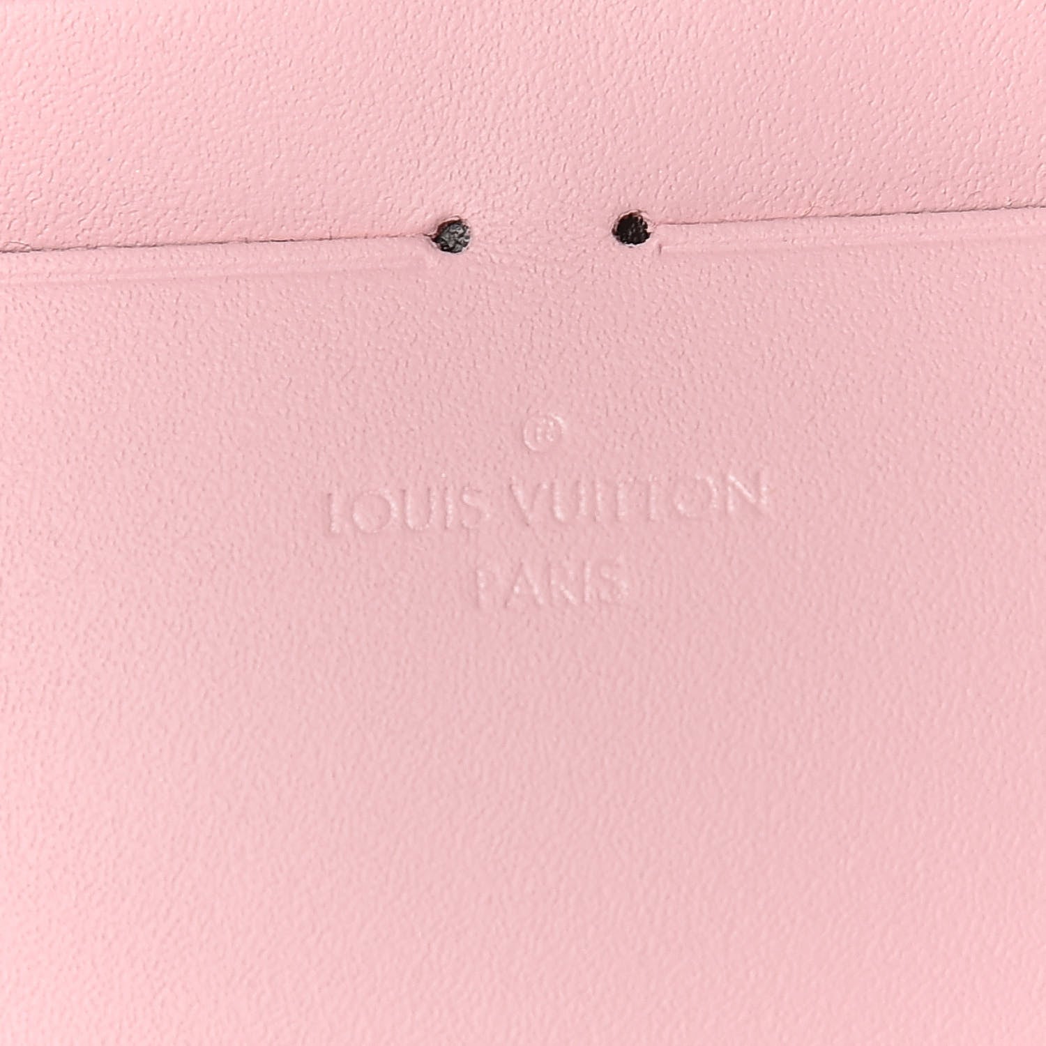 Louis Vuitton Calfskin Felicie Card Holder Insert Rose Ballerine 5 of 6