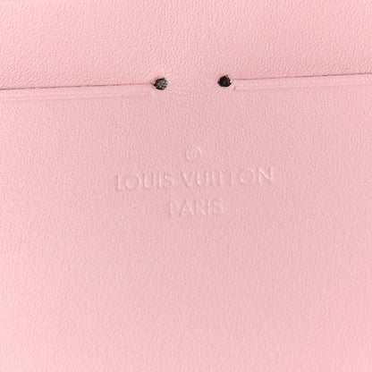 Louis Vuitton Calfskin Felicie Card Holder Insert Rose Ballerine 5 of 6
