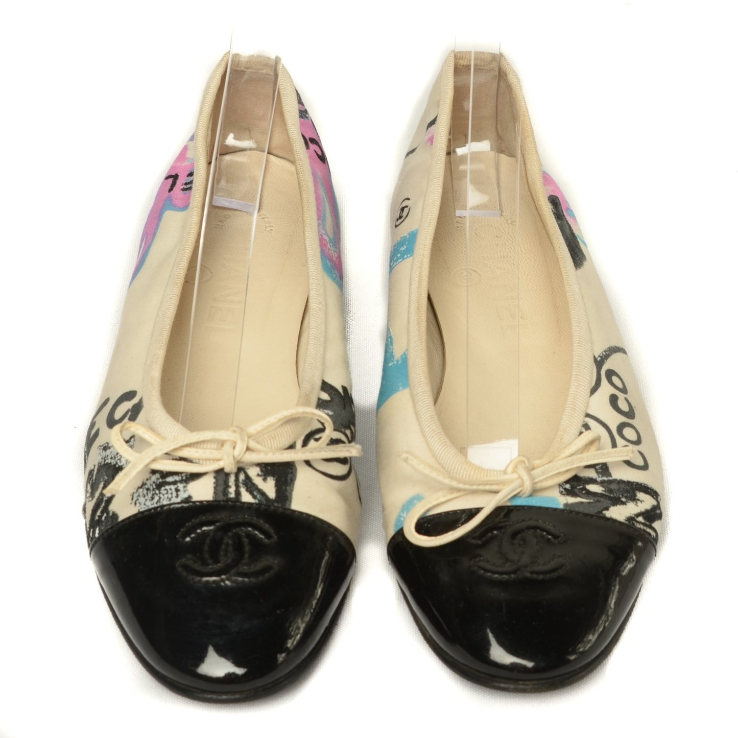 Patent Cap Toe CC Ballerina Flats 36