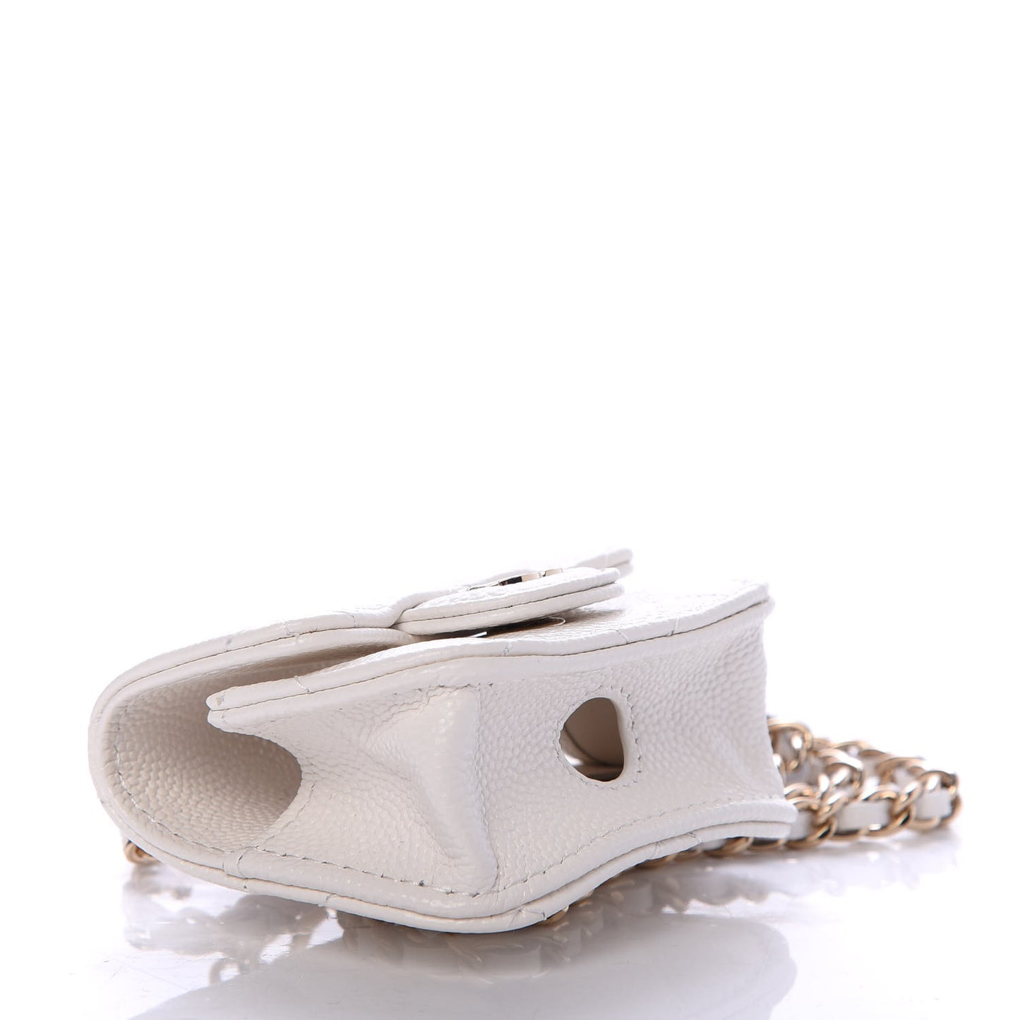 Caviar Quilted Airpods Pro Case White