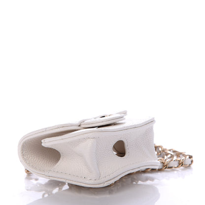 Chanel Caviar Quilted Airpods Pro Case White 4 of 7