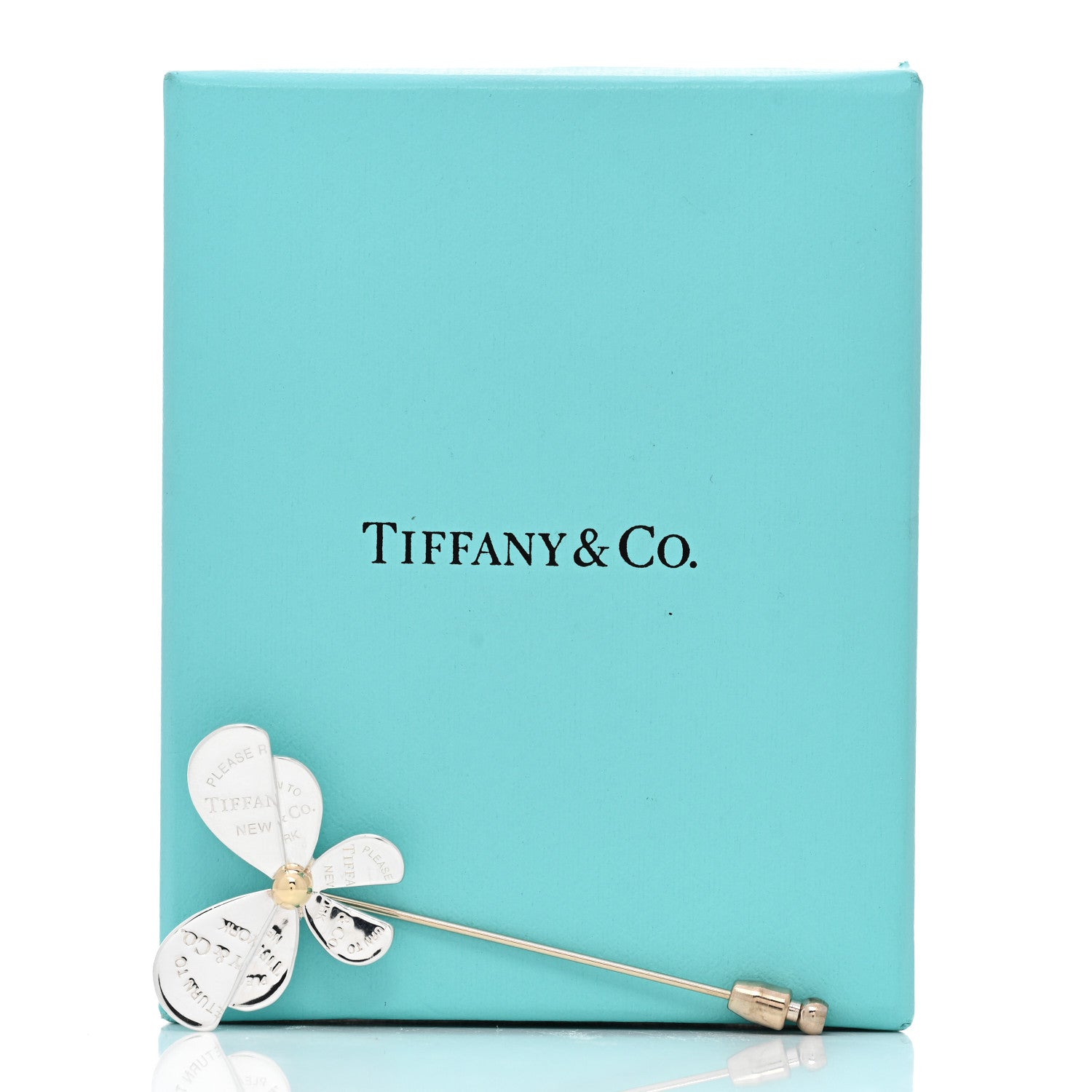 Tiffany チャームラブバグ Tiffany Sterling Silver 18K Yellow Gold Return to Tiffany Love