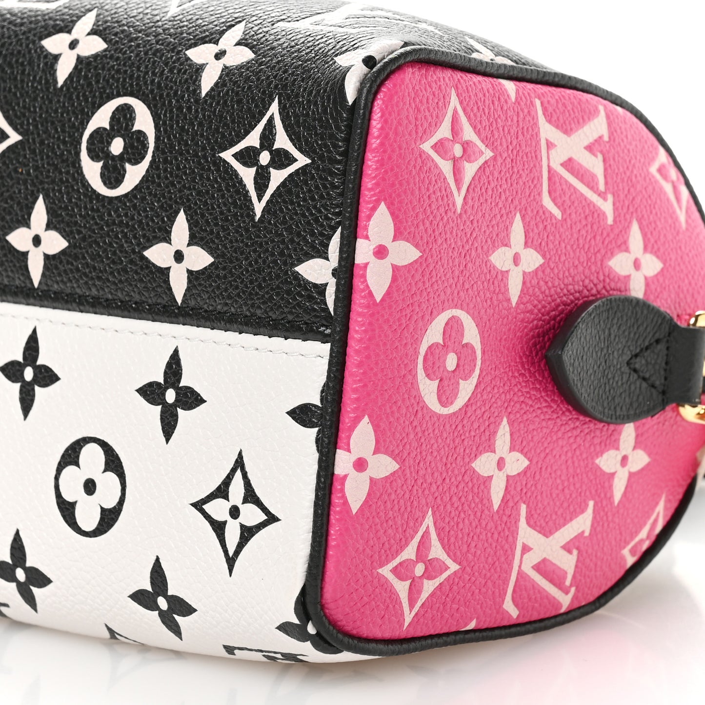 Empreinte Monogram Spring in the City Speedy Bandouliere 20 Black White Pink