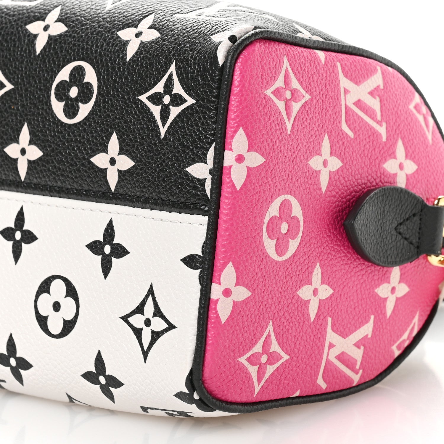 Louis Vuitton Empreinte Monogram Spring in the City Speedy Bandouliere 20 Black White Pink 9 of 9