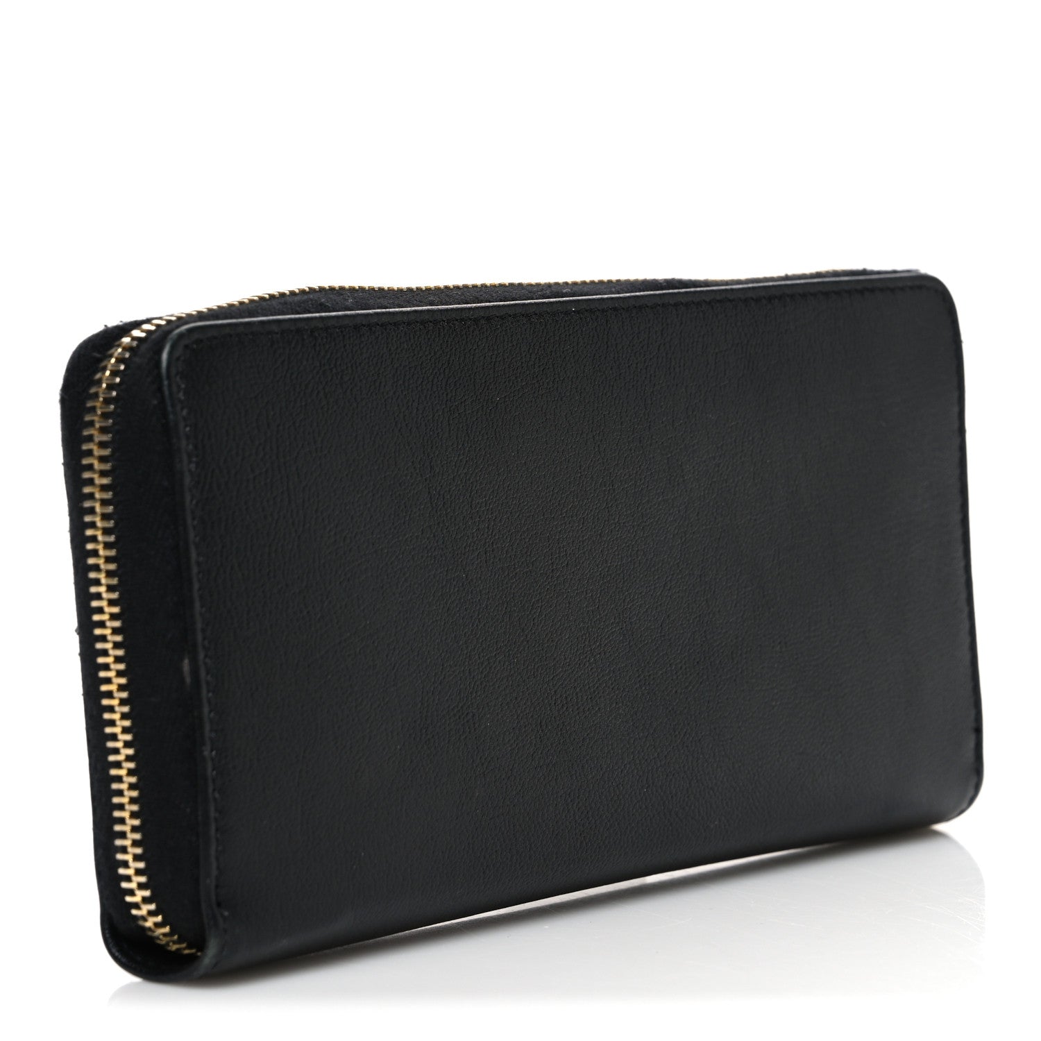 Saint Laurent Chevre Belle De Jour Zip Around Wallet Black 3 of 7