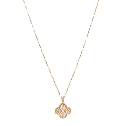 Van Cleef & Arpels 18K Yellow Gold Diamond Magic Alhambra Long Necklace 1 of 5