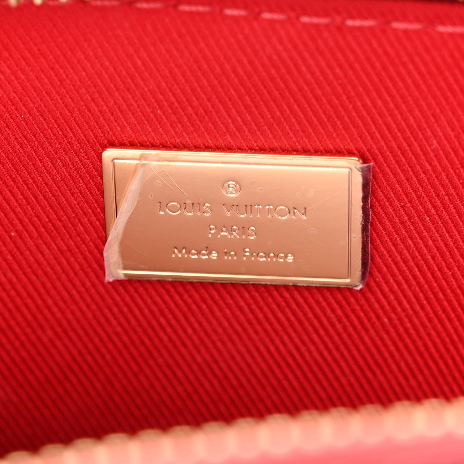 Louis Vuitton Patent Monogram Alma BB Scarlet 6 of 11