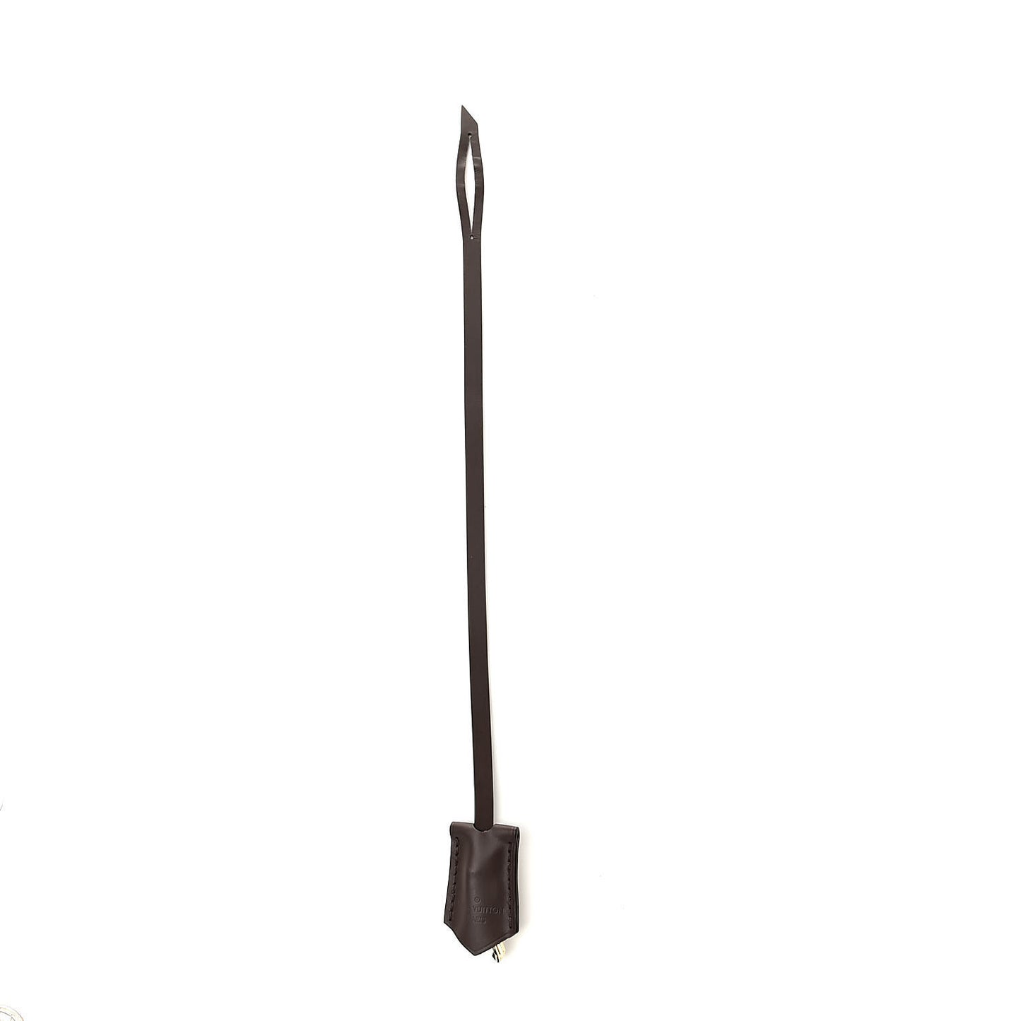 Calfskin Clochette Key Bell Holder and Lock Ebene