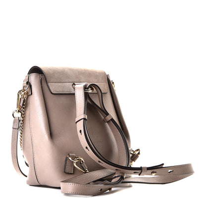 Chloe Suede Calfskin Small Faye Backpack Motty Grey 2 of 8