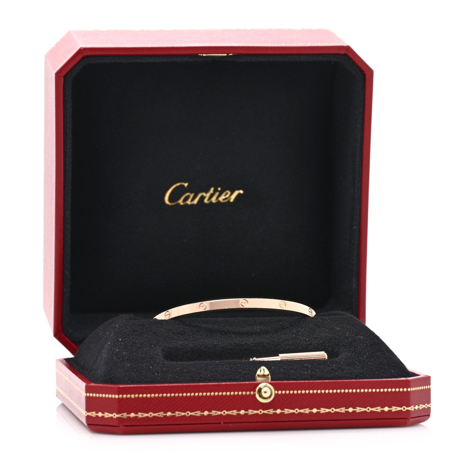 Cartier 18K Pink Gold Small LOVE Bracelet 17 7 of 7