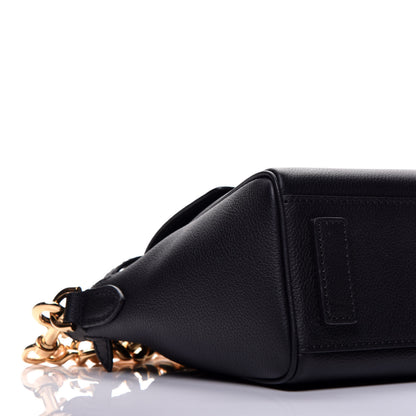 Versace Grained Calfskin La Medusa Bag Black 7 of 8