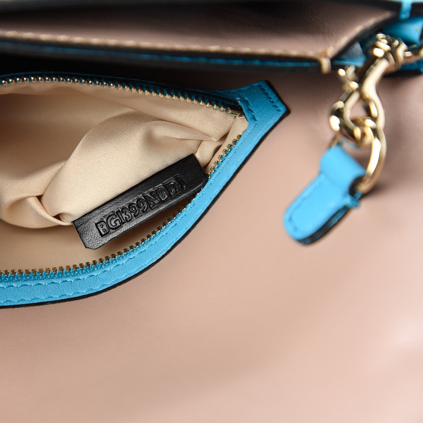 Nappa Rockstud Wristlet Clutch Parrot