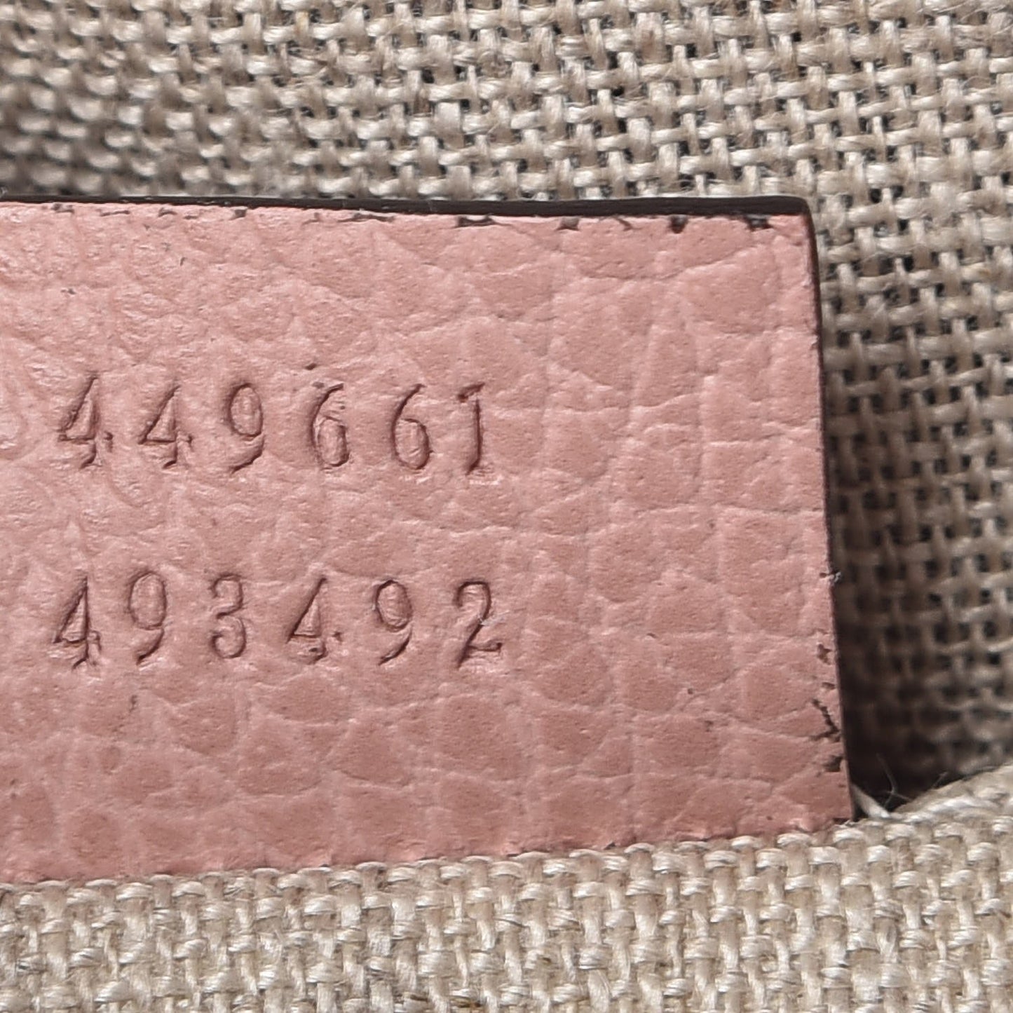 Dollar Calfskin Small GG Charm Dome Bag Soft Pink