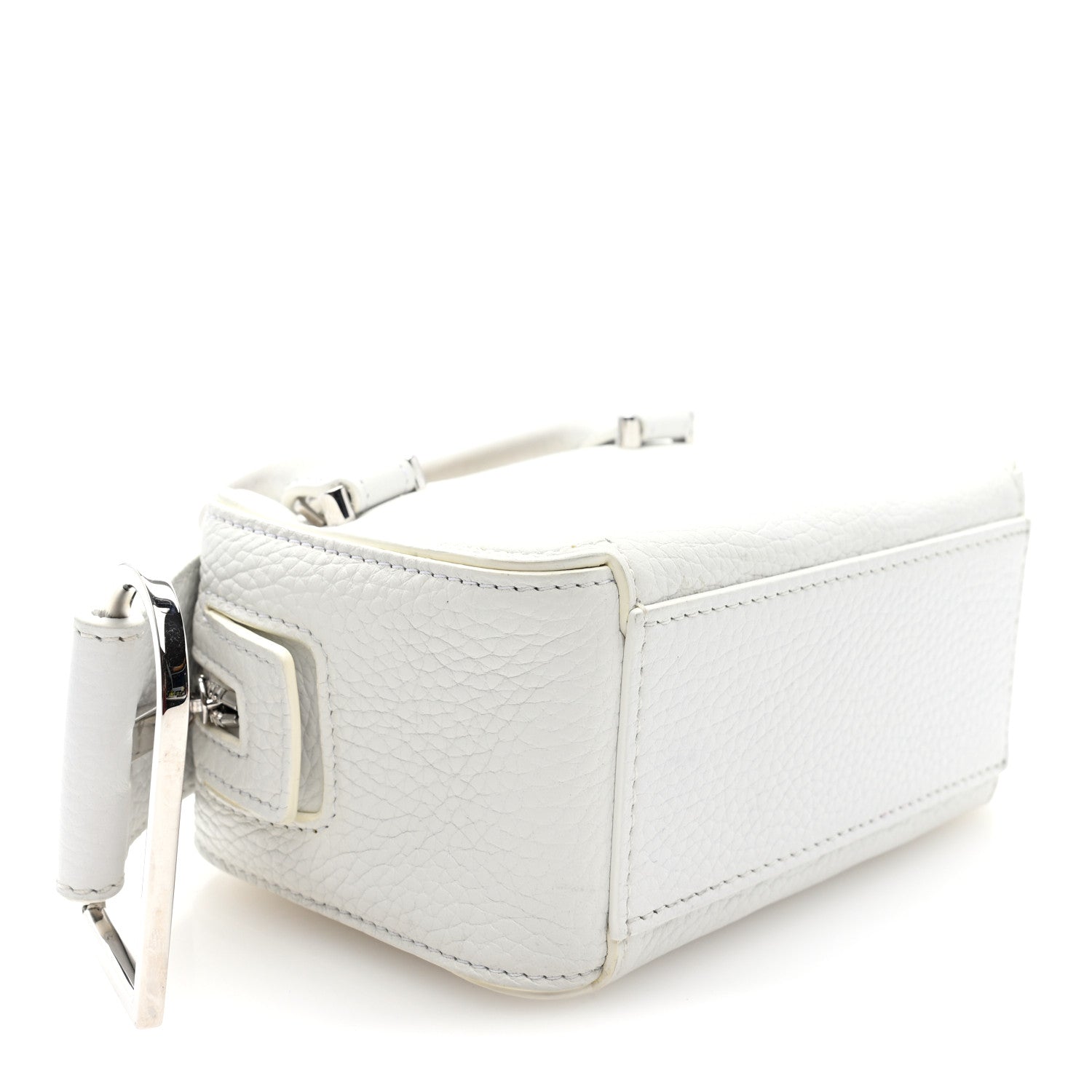 Delvaux Taurillon Soft Nano Cool Box Satchel White 4 of 9
