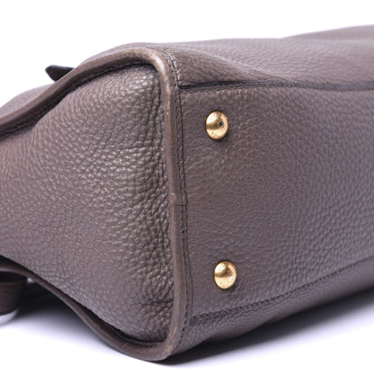 Prada Vitello Daino Shopping Satchel Argilla 6 of 14