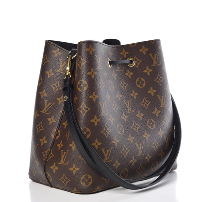 Louis Vuitton Monogram Neonoe MM Black 3 of 11