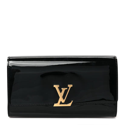 Louis Vuitton Patent Louise EW Clutch Black 1 of 7