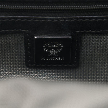 MCM Metallic Visetos Studded X-Mini Bebe Boo Backpack Silver 5 of 15