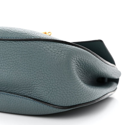 Chloe Grained Lambskin Drew Shoulder Bag Cloudy Blue 10 of 10