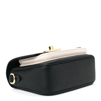 Louis Vuitton Grained Calfskin Lockme Tender Black 4 of 10