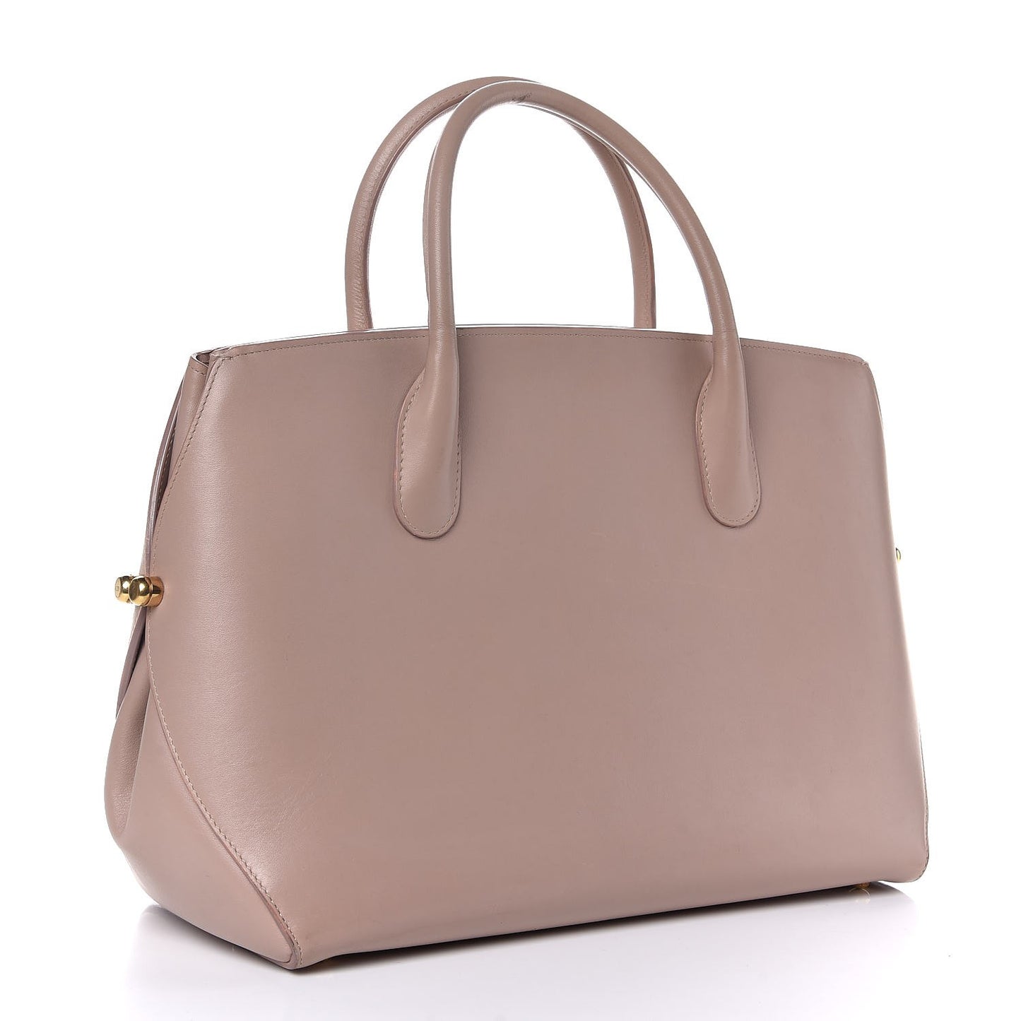 Calfskin Medium Bar Tote Light Pink