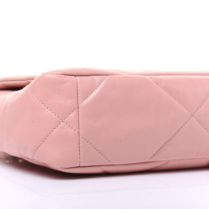 Chanel Goatskin Quilted Medium 19 Flap Light Pink 6 of 18
