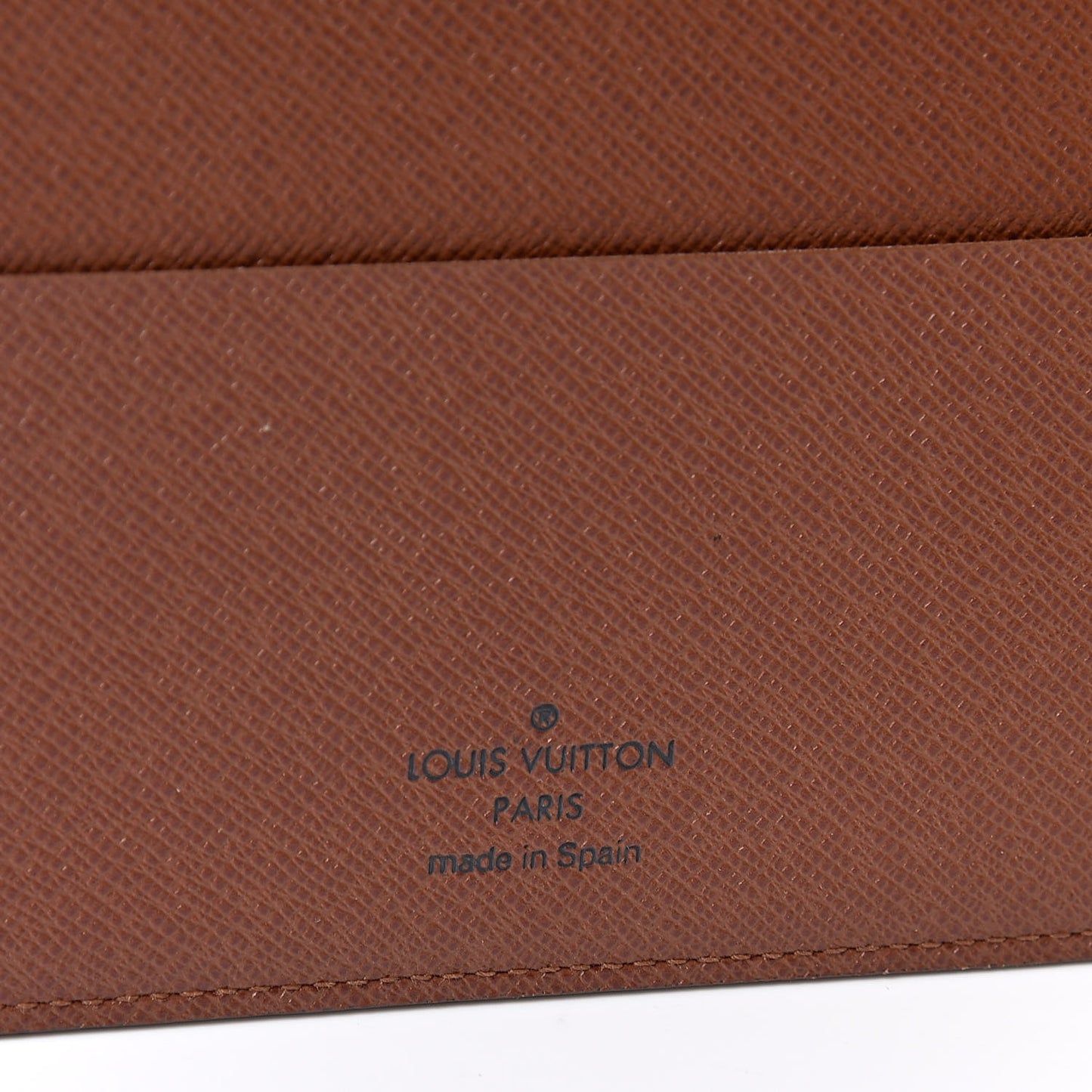 Monogram Desk Agenda Cover