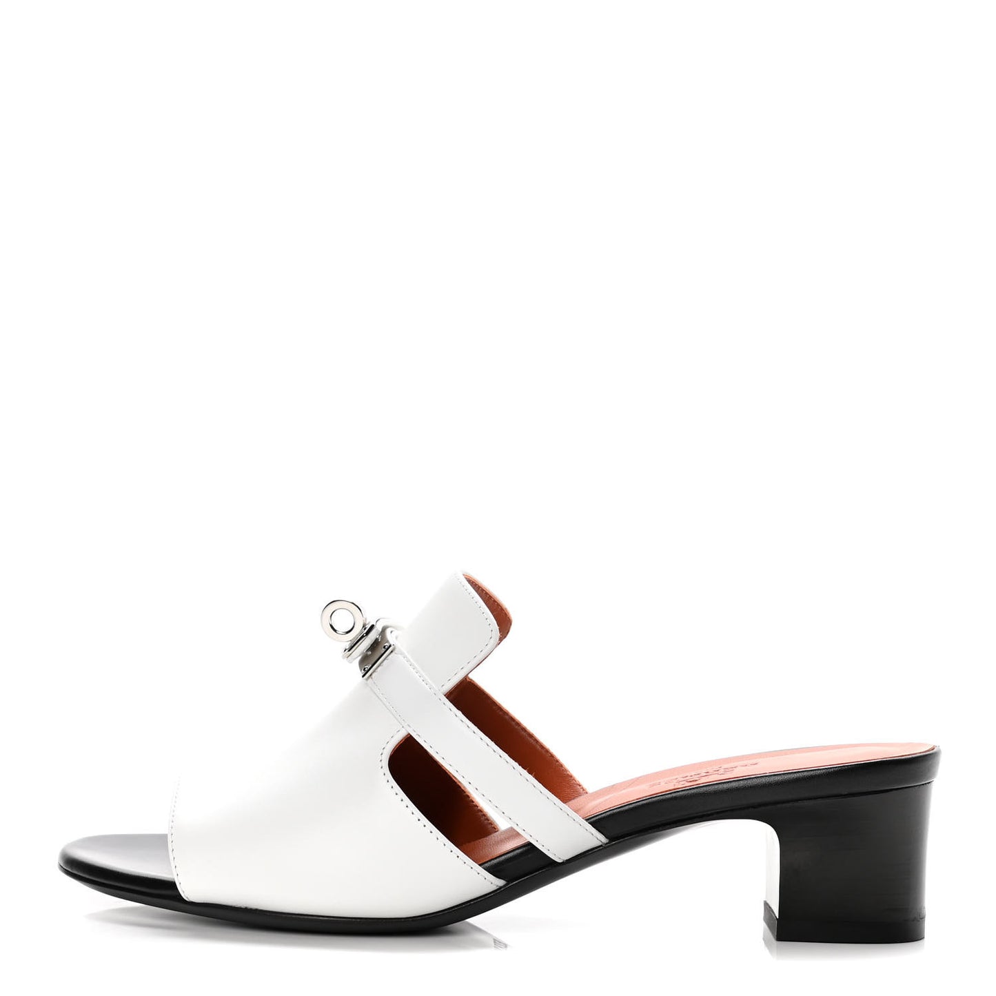 Goatskin Candy Sandals 37 White