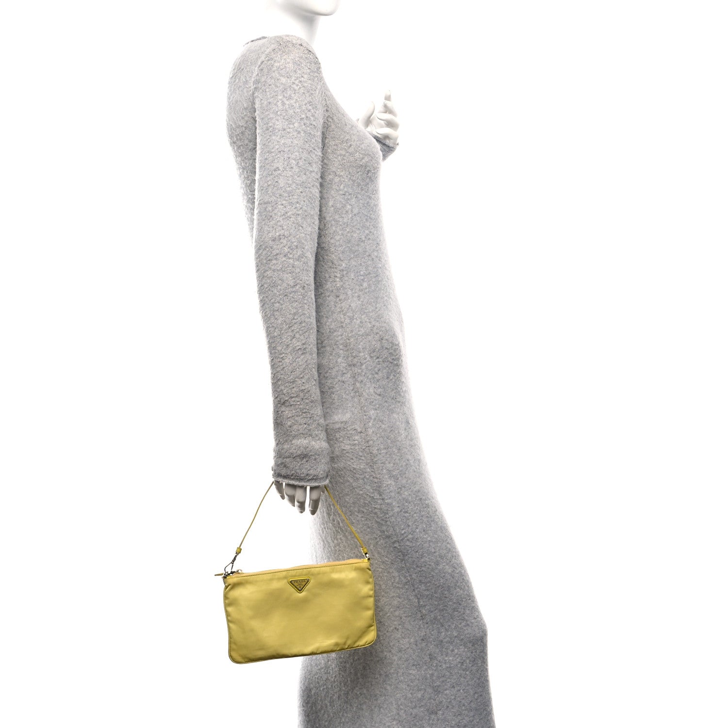 Prada Re-Nylon Vela Pouch Cedro 2 of 9